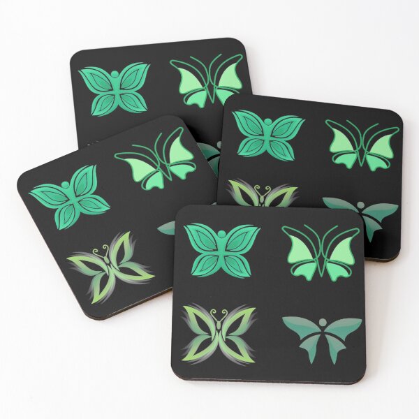 Item preview, Shades of Green Butterflies  designed and sold by esteemart.