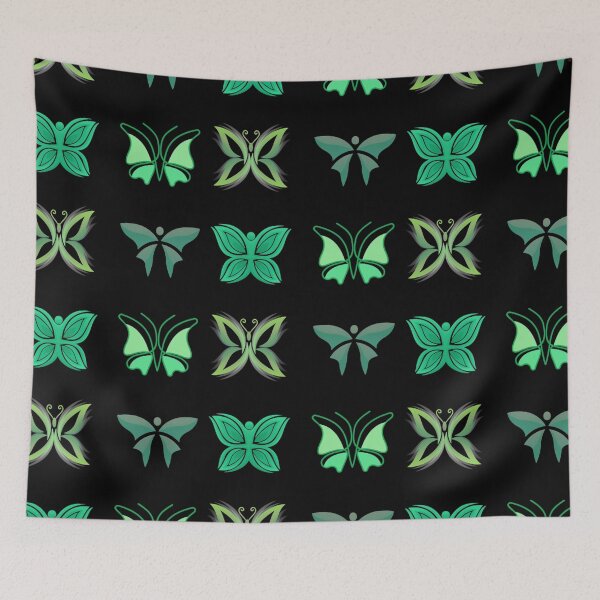Item preview, Shades of Green Butterflies  designed and sold by esteemart.