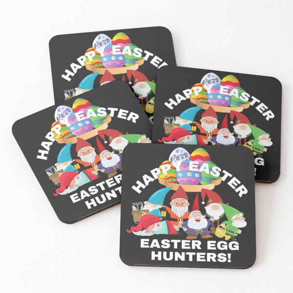 Item preview, EASTER EGG, HUNTERS, HAPPY EASTER, DWARFS, GNOMES, designed and sold by R B Chrystal.