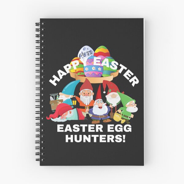 Item preview, EASTER EGG, HUNTERS, HAPPY EASTER, DWARFS, GNOMES, designed and sold by R B Chrystal.