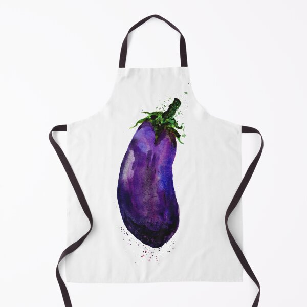 Item preview, Eggplant Aubergine Watercolor designed and sold by Sebastian Grafmann.