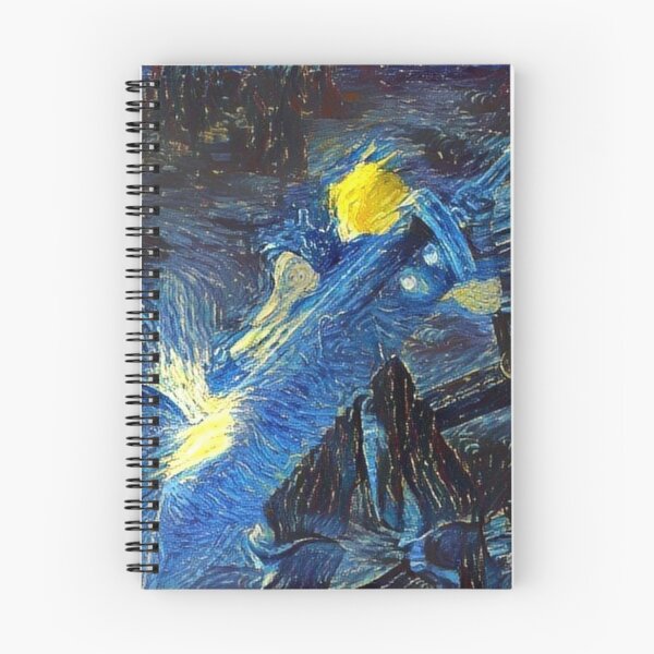 Item preview, Final Fantasy 7 Cloud Midgar Starry Night designed and sold by weirdo97.