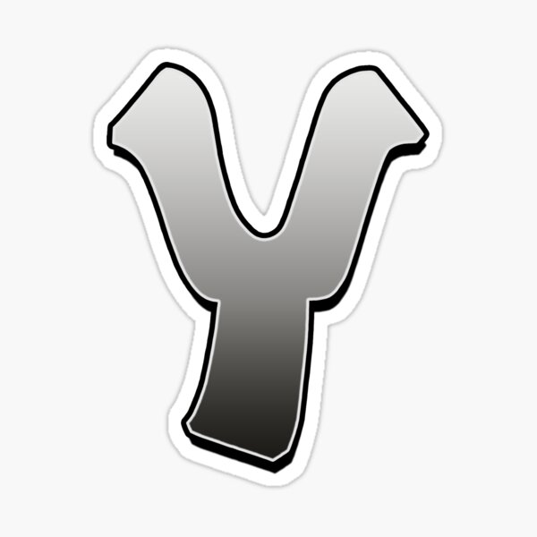Letter Y Sticker