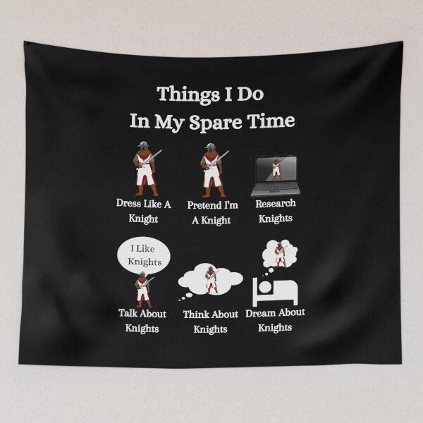 Item preview, Funny Things I Do In My Spare Time Knight Edition designed and sold by RusticHouse.