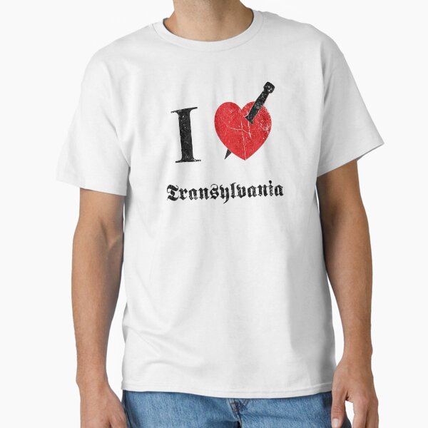 Item preview, I love Transylvania (black eroded font) designed and sold by Mystic-Land.