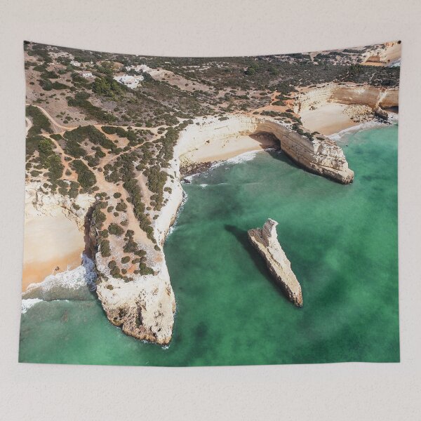 Item preview, Secluded beaches in Portugal, aerial view  designed and sold by Melissa Peltenburg.