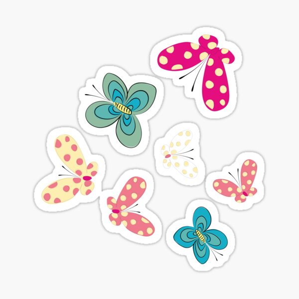butterflies Sticker