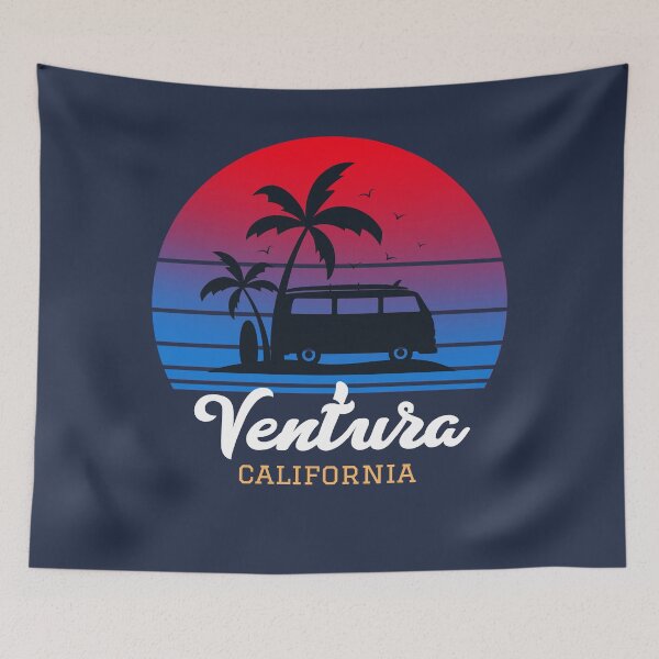 Item preview, Downtown Ventura Retro Sunset designed and sold by Jacksonsmerch.