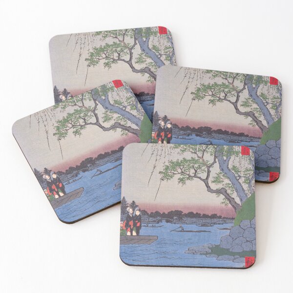 Item preview, Oumayagashi River Bank Vintage Ukiyo-e Japanese Art designed and sold by VintageArchive.