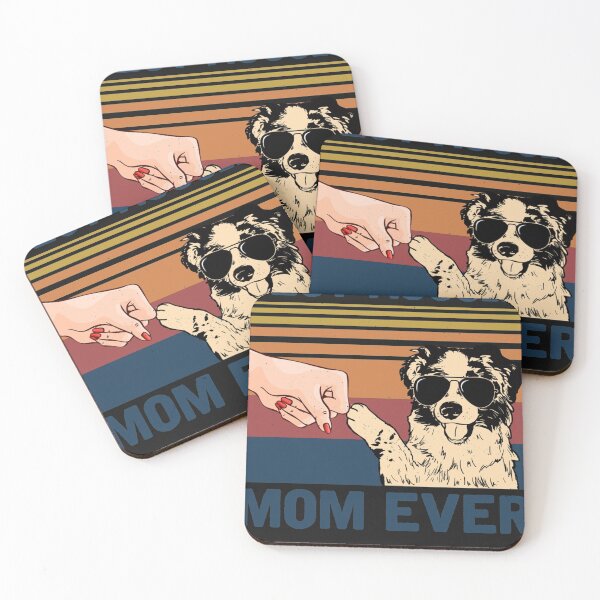 Item preview, Best Aussie Mom Ever Vintage Aussie Dog designed and sold by knilelent.