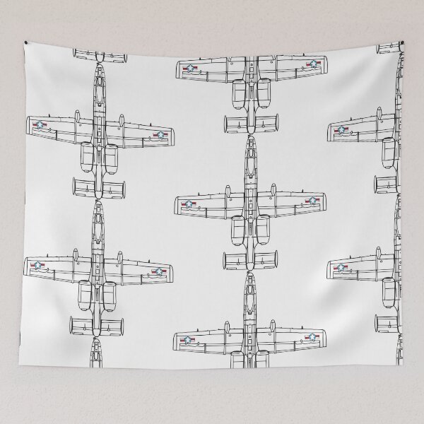 Item preview, A10  Thunderbolt Aeroplane, Aircraft, Illustrated Tribute designed and sold by FoleyPottery.