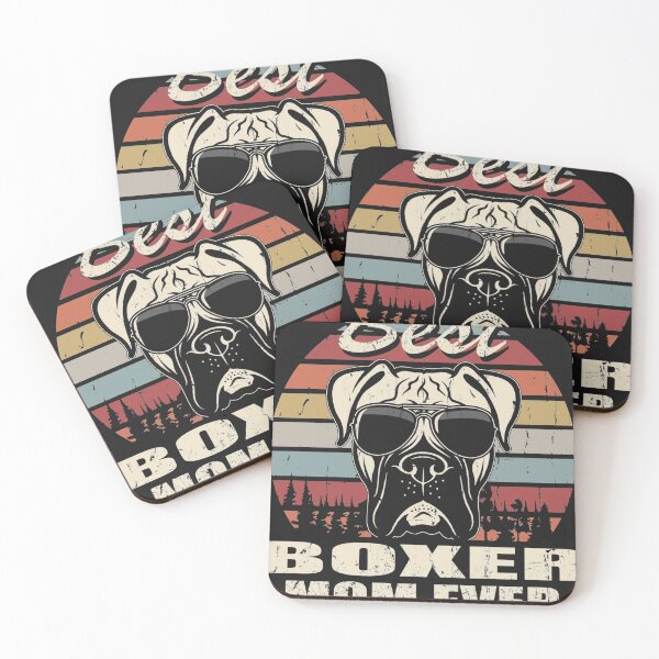 Item preview, Best Boxer Mom Ever Vintage Retro Dog Mom designed and sold by knilelent.