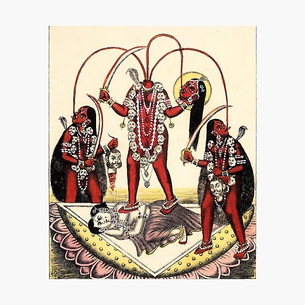 Aperçu de l'œuvre Chinnamasta Shiva Kali Déesse Divinités  créée et vendue par GuyBlank.