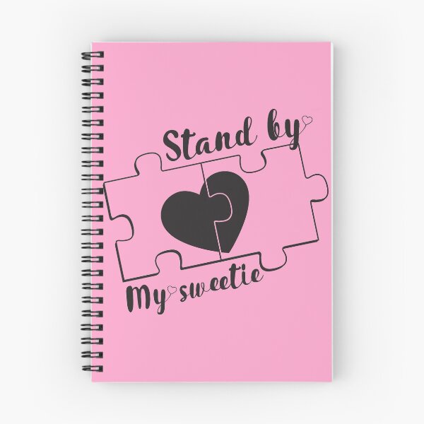 Item preview, Stand by My sweetie, love for you, black pink color designed and sold by PM-ArtStudio.