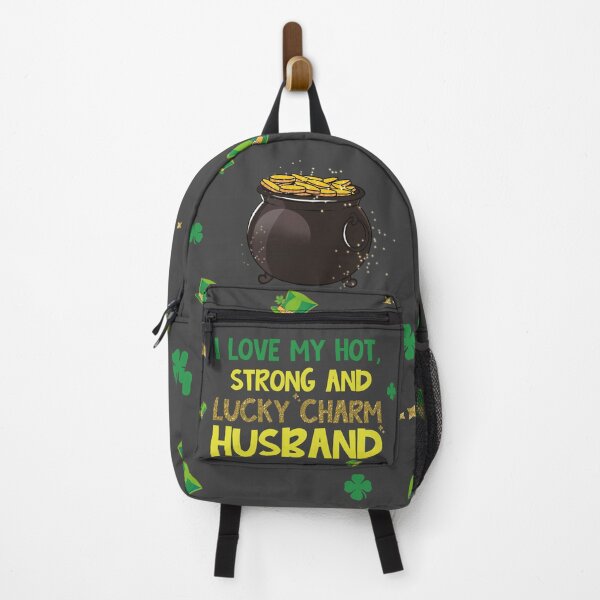 Item preview, Husband Irish Saint Patricks Day - I love my hot strong and lucky charm Husband designed and sold by tinypurpleland.