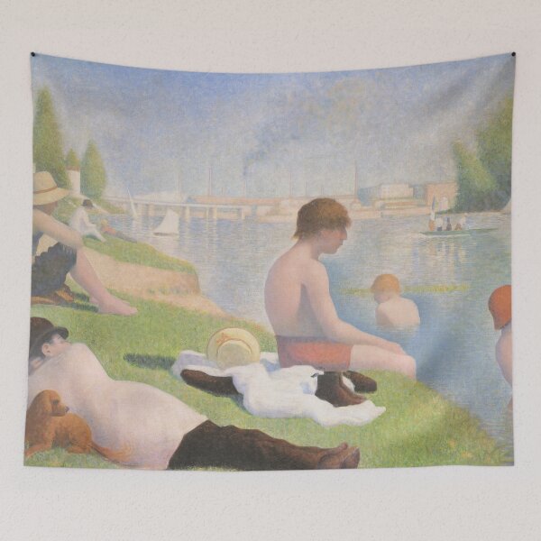 Item preview, Georges Seurat - Bathers at Asnières (Une baignade à Asnières) (1884) designed and sold by HistoryRestored.