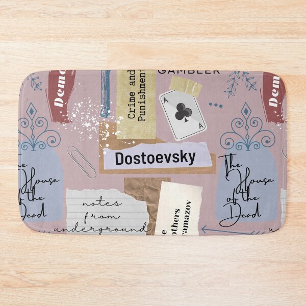 Item preview, Fyodor Dostoevsky Book Titles Collage | Crime and Punishment | The Brothers Karamazov | and more designed and sold by EarlessPierre.