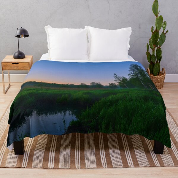 Item preview, Summer sunrise over a forest swamp designed and sold by yarvin13.