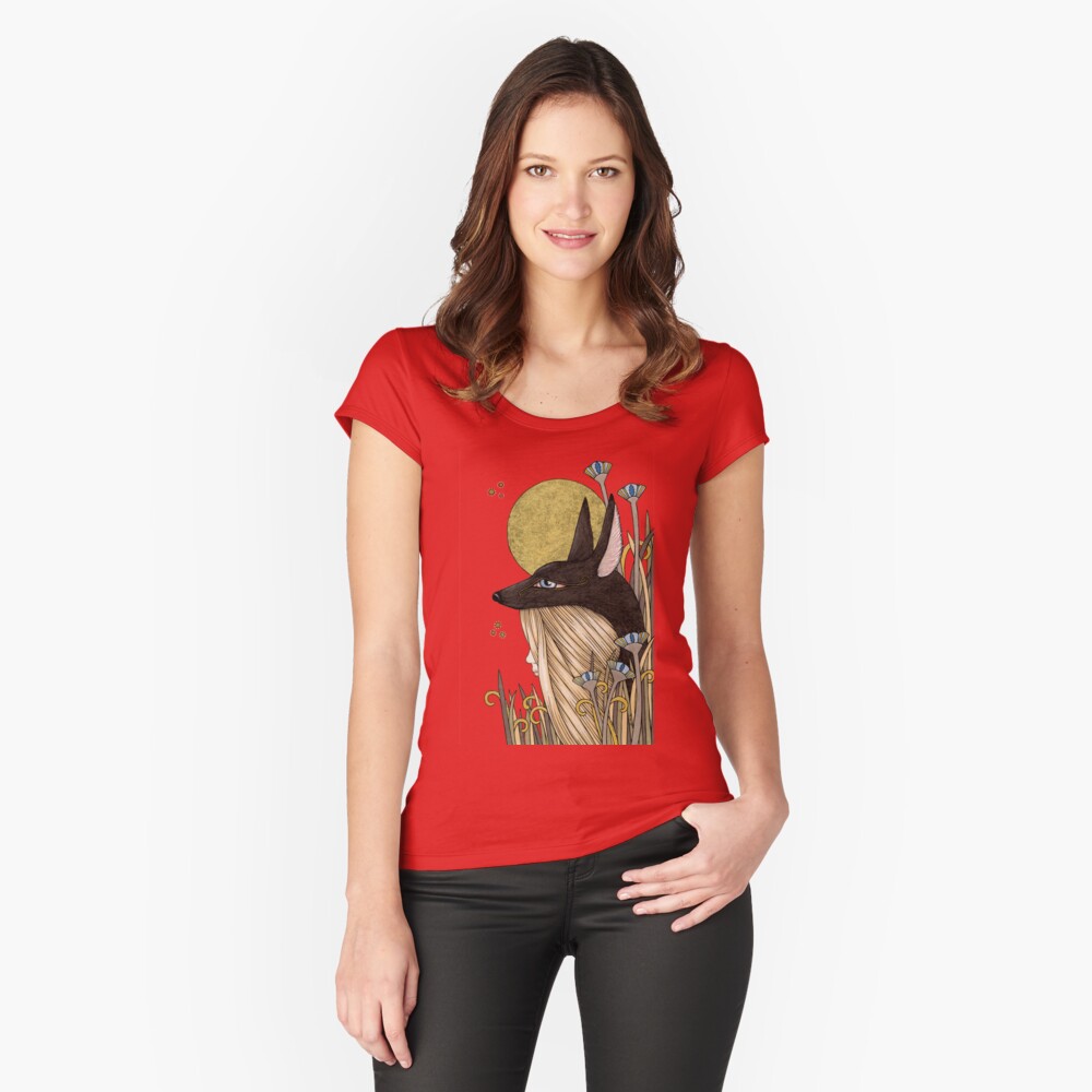 Item preview, Fitted Scoop T-Shirt designed and sold by AnitaInverarity.