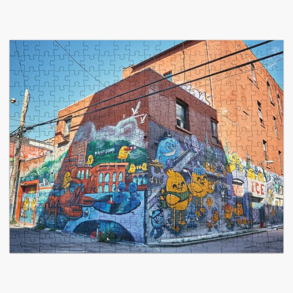 Graffiti corner Jigsaw Puzzle Jigsaw Puzzle