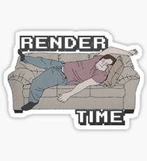 Render Time Sticker