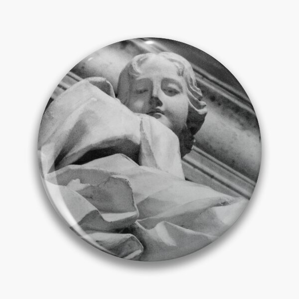 Item preview, Black and white photo of a Guardian Angel watching over you in Rome, Italy designed and sold by Diana van Neck.