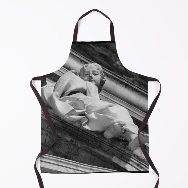 Item preview, Black and white photo of a Guardian Angel watching over you in Rome, Italy designed and sold by Diana van Neck.