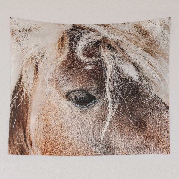 Item preview, Pony with curly hair, horse eye close-up designed and sold by Melissa Peltenburg.