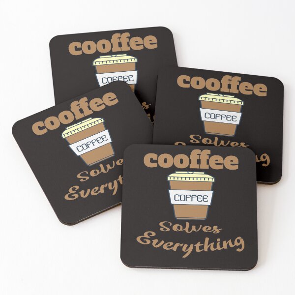 Item preview,   Funny Coffee Solves Everything, Sarcasm Novelty Gift designed and sold by Bachirdz.