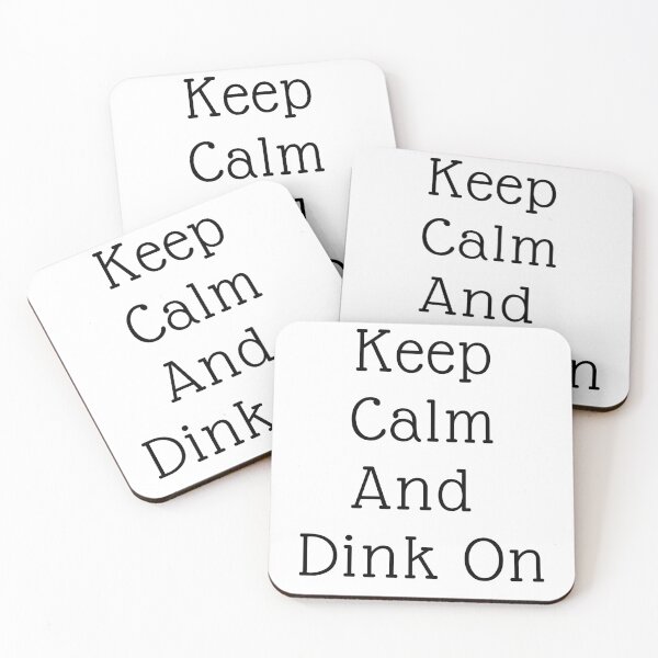 Item preview, Pickleball pun, Keep calm and dink on designed and sold by SarahHphotos.