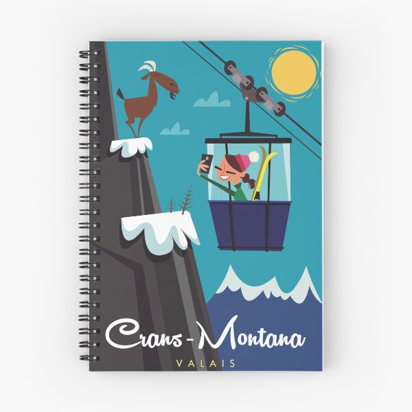 Item preview, Crans-Montana poster designed and sold by Gary Godel.