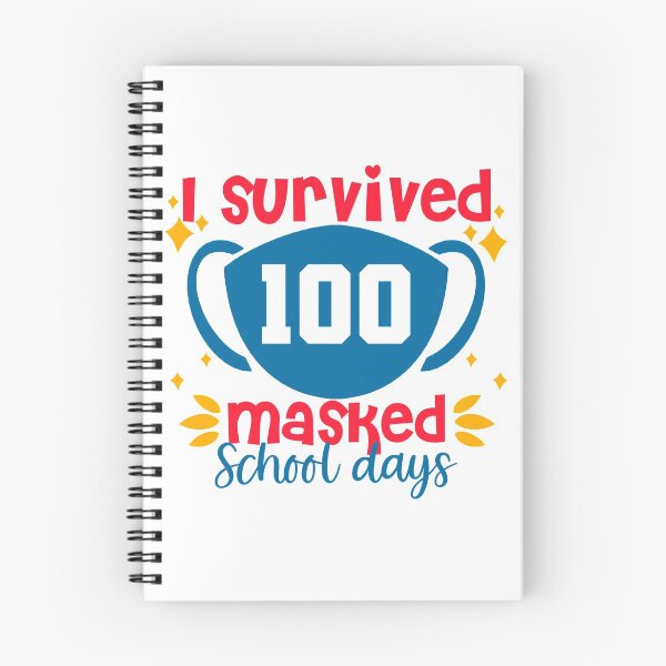 Item preview, I survived 100 masked school day | Retro theme designed and sold by Mixture-DESIGN.