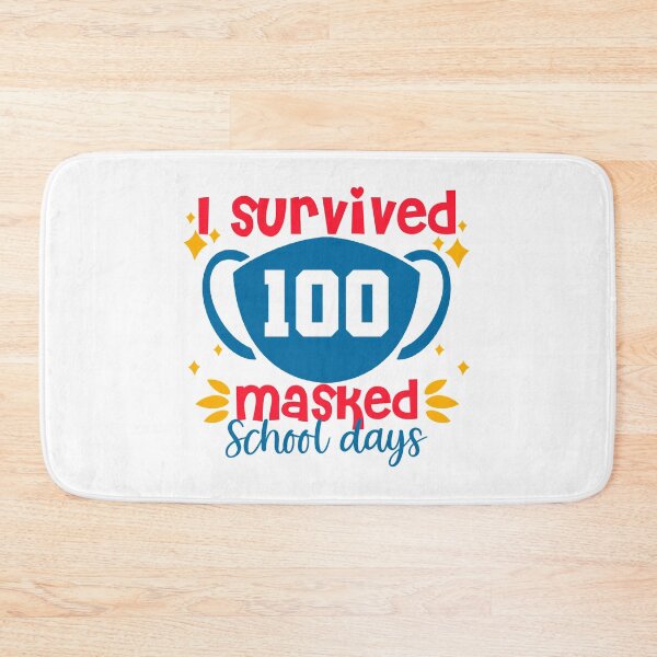 Item preview, I survived 100 masked school day | Retro theme designed and sold by Mixture-DESIGN.