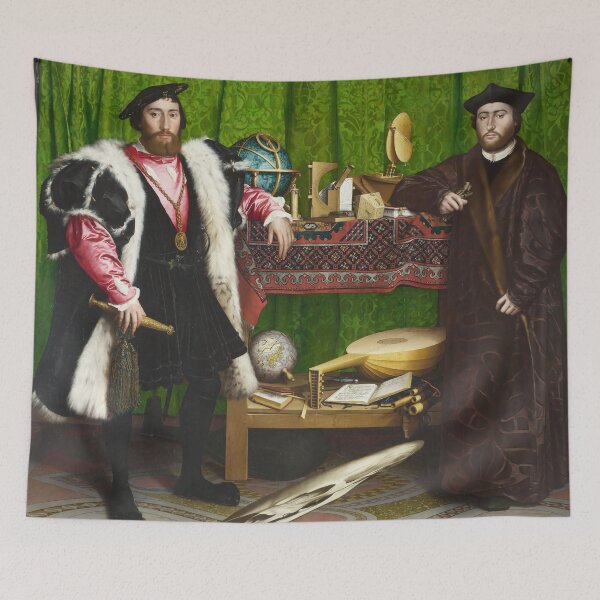 Item preview, Hans Holbein the Younger - The Ambassadors (1533) designed and sold by HistoryRestored.