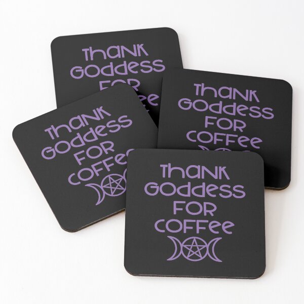 Item preview, Thanks Goddess for Coffee Cheeky Witch® designed and sold by cheekywitch.