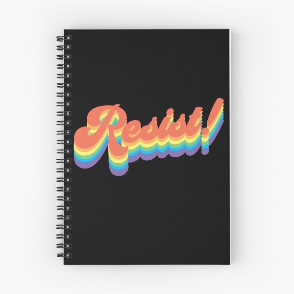 Item preview, Rainbow Resist! Black Background designed and sold by grinningskull.