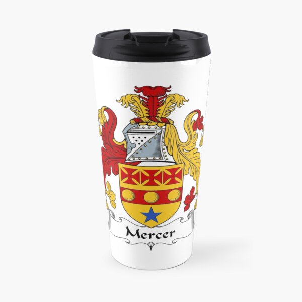 "Mercer Coat of Arms / Mercer Family Crest" Travel Coffee Mug for Sale by ScotlandForever