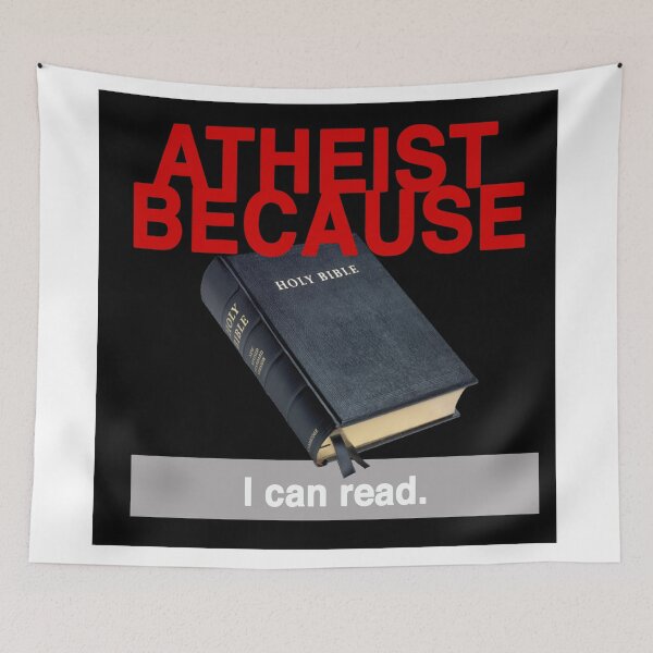 Item preview, Atheist Because: I can read. designed and sold by AtheistBecause.