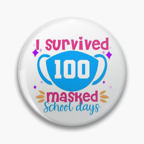 Item preview, I Survived 100 Masked School day , I survived 100 days, 100 days of School , Mask 100 days , Teacher designed and sold by Mixture-DESIGN.
