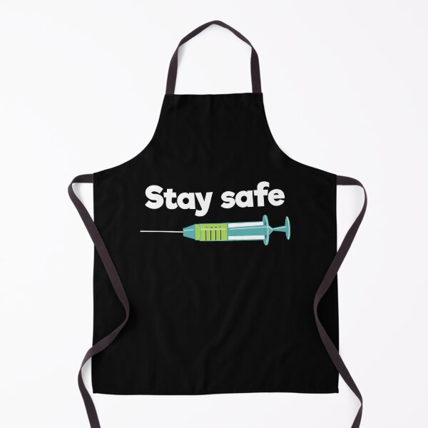 Item preview, Stay safe referring to the vaccine designed and sold by designInk.