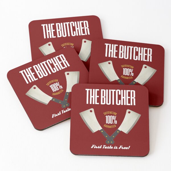 Item preview, The Butcher - First Taste is Free! designed and sold by RockRebelRules.