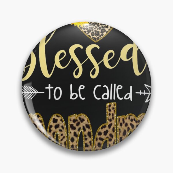 Item preview, Blessed to be Called Grandma Leopard Sunflowers designed and sold by knilelent.