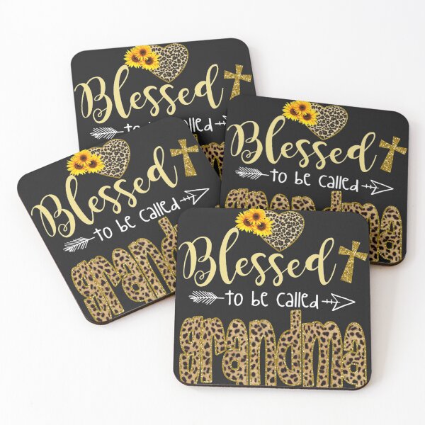 Item preview, Blessed to be Called Grandma Leopard Sunflowers designed and sold by knilelent.