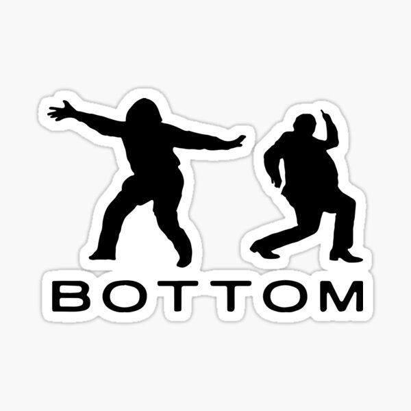bottom 2 Sticker