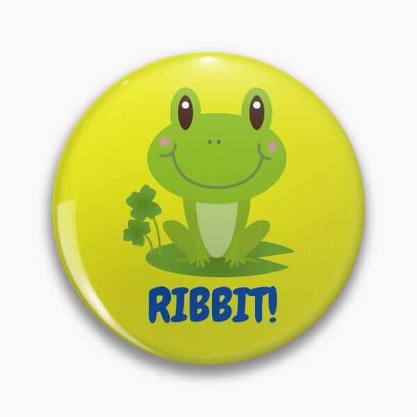 Item preview, Cute Cartoon Frog, Ribbit Noise, Yellow designed and sold by WearItOwnIt.