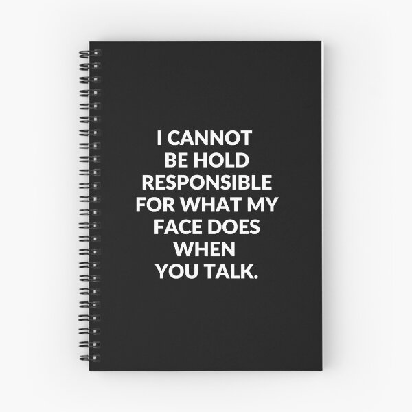 Item preview, Get your act together "I CANNOT BE HELD RESPONSIBLE" sarcastic quote t shirt [P-Q 2B][524] designed and sold by HIPNOTIZAR  CRAFTS.
