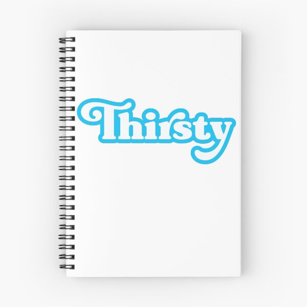 Item preview, Thirsty in white and blue designed and sold by ColorRitual.