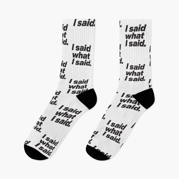 Item preview, I said what I said - Tamisha Iman Nene Leaks - Rupauls Drag Race - Black Text Graphic designed and sold by TypeHaus™.