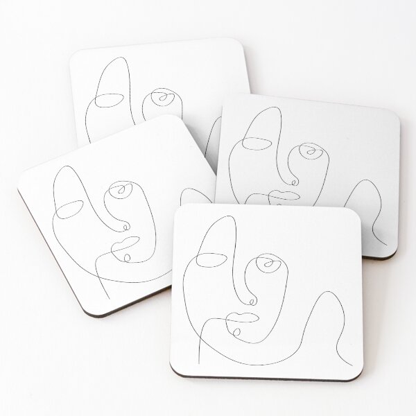 Item preview, One Line Art Face. designed and sold by Eshka.