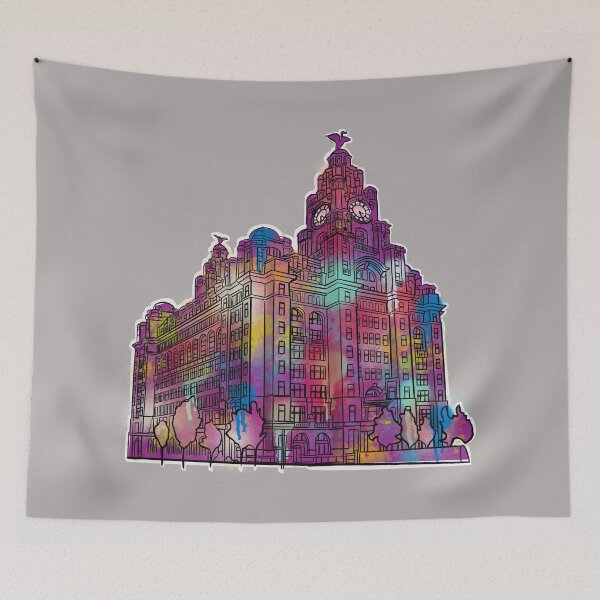 Item preview, Liverpool’s Liver building - colour splash designed and sold by Shelmodine79.